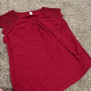 Red dressy shirt. Size XL. NEVER WORN!